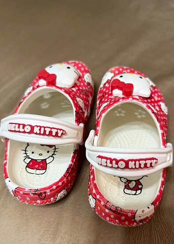 Kız Çocuk Kırmızı Hello Kitty Terlik - Görsel 5