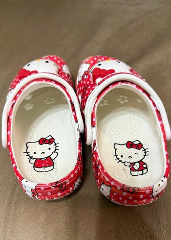 Kız Çocuk Kırmızı Hello Kitty Terlik - Görsel 4