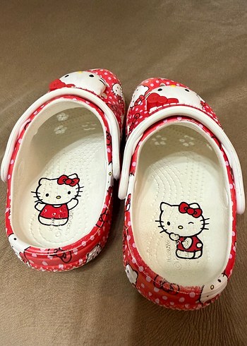 Kız Çocuk Kırmızı Hello Kitty Terlik - Görsel 3