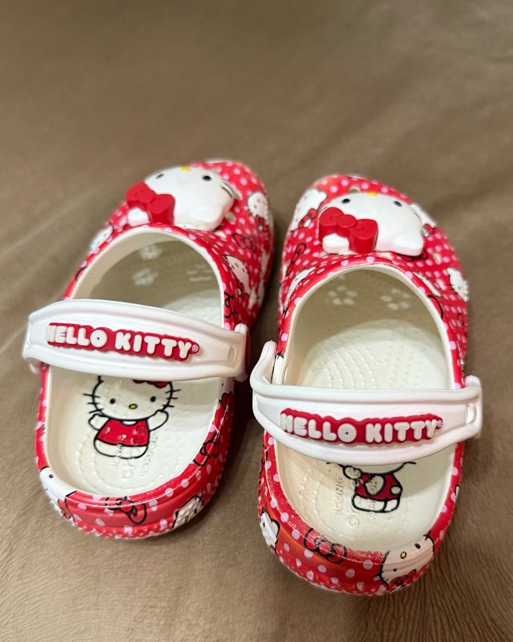 Kız Çocuk Kırmızı Hello Kitty Terlik - Görsel 5