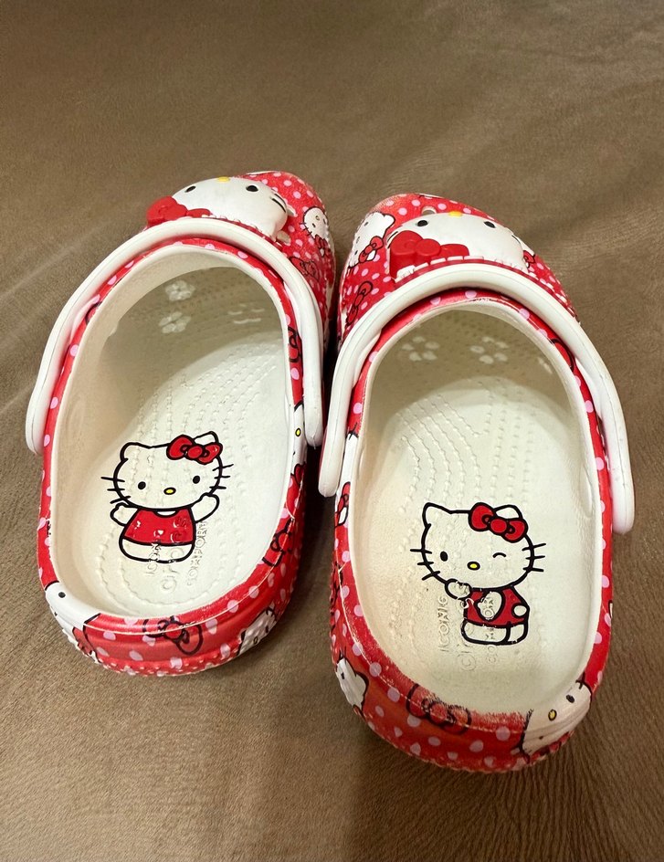 Kız Çocuk Kırmızı Hello Kitty Terlik - Görsel 3
