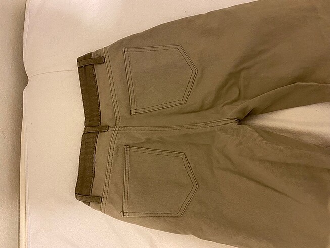 34 Beden kahverengi Renk Trendyolmilla pantalon