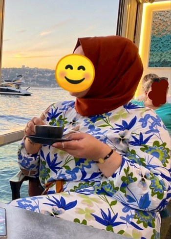 Diğer Bohem Çok Renkli Uzun Elbise