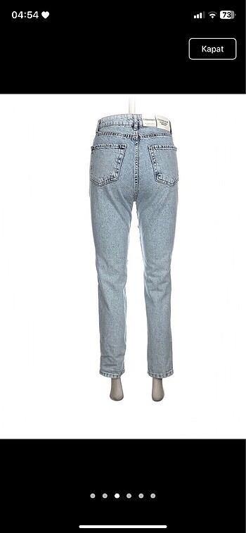 38 Beden JEAN KOT PANTOLON
