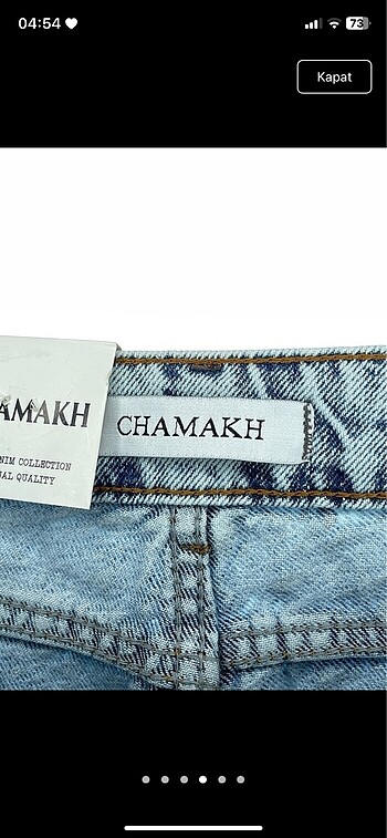 38 Beden mavi Renk JEAN KOT PANTOLON
