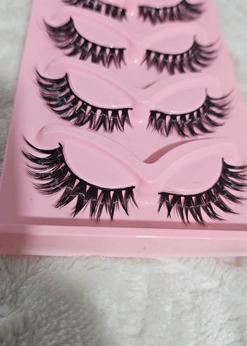 Pembe Kutuda Siyah Takma Kirpik Seti - Görsel 4