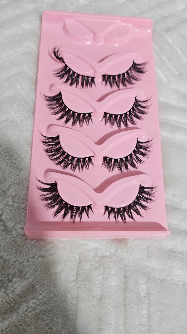 Pembe Kutuda Siyah Takma Kirpik Seti - Görsel 3