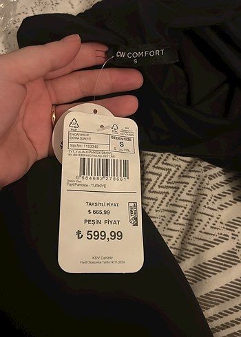 Siyah Günlük Hamile Pantolonu - Görsel 5