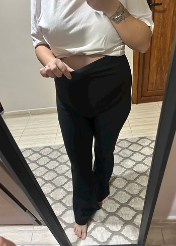 Siyah Günlük Hamile Pantolonu - Görsel 3