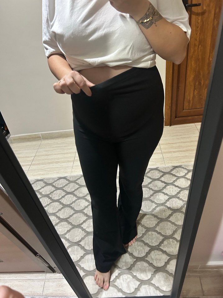 Siyah Günlük Hamile Pantolonu - Görsel 3