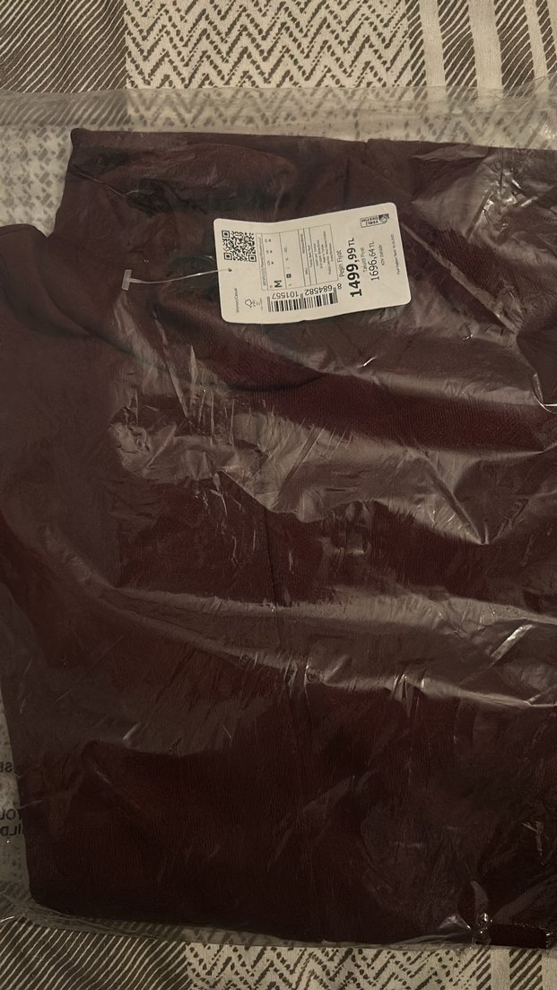 Kahverengi Midi Yüksek Yakalı Kadın Elbise - Görsel 4