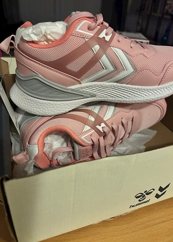 Pembe Bağcıklı Kadın Spor Ayakkabı - Görsel 2