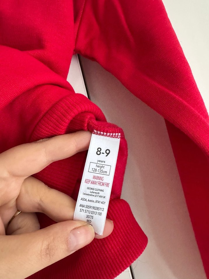 Xbox Baskılı Kırmızı çocuk Sweatshirt - Görsel 2