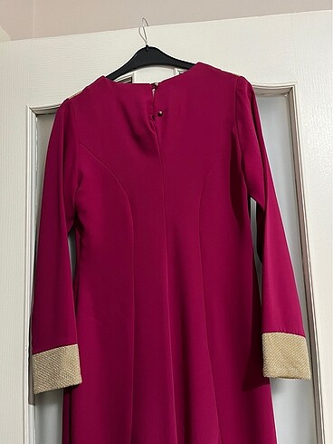 38 Beden bordo Renk Abiye Elbise