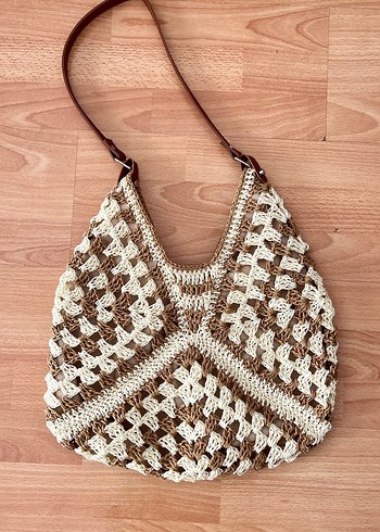 Bohem Örgü Kadın Çanta - Görsel 2