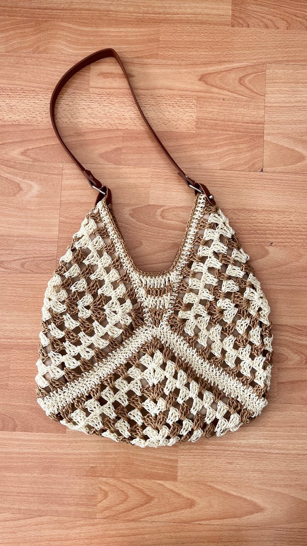 Bohem Örgü Kadın Çanta - Görsel 2