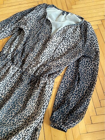 Mango Leoparlı Elbise
