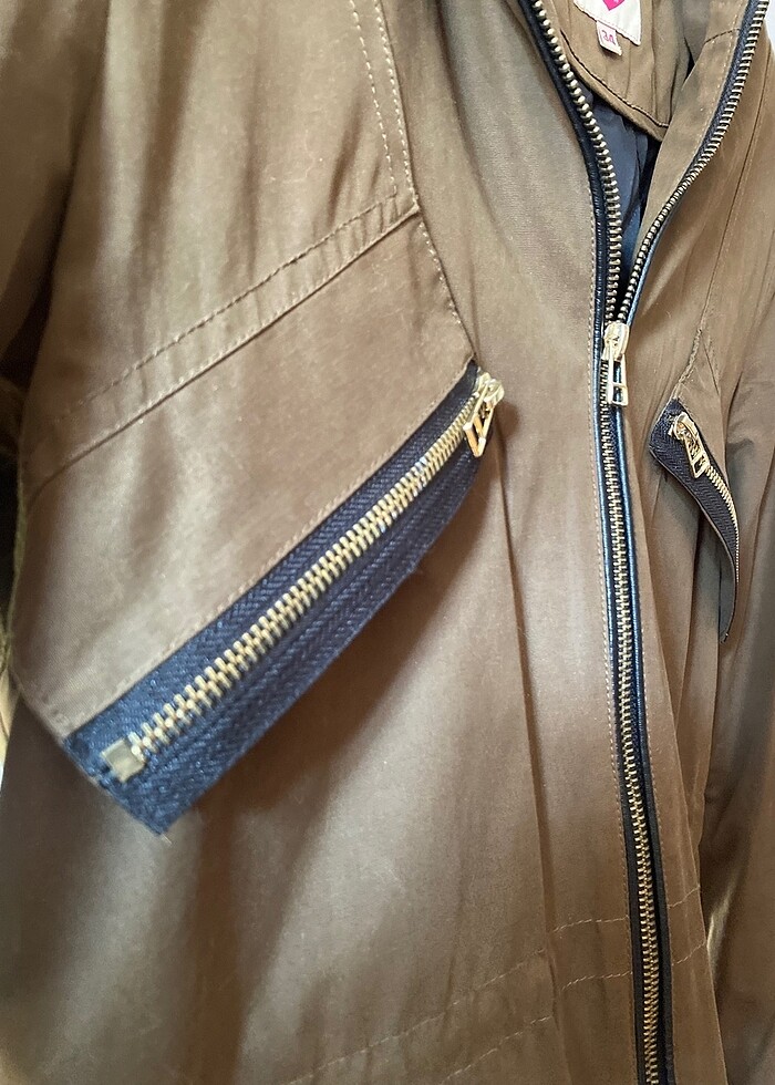 Koton Haki Kapüşonlu Parka - Görsel 2