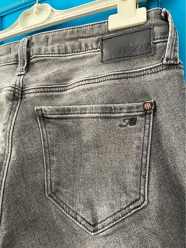 xs Beden gri Renk Mavi Jeans Low Rise