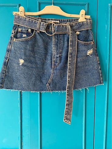 Bershka Denim Mini Etek