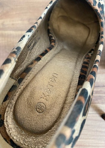 Leopar Desenli Yüksek Topuklu Stiletto - Görsel 3