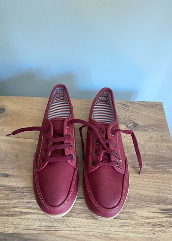 37 Beden bordo Renk Bordo Kadın Günlük Ayakkabı