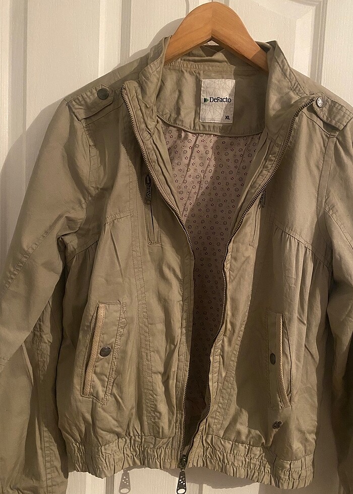 defacto krem ceket - Görsel 2