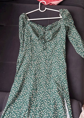 Drapeli Bohem Midi Elbise - Görsel 2