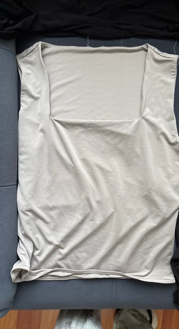 V Yaka Siyah Kadın Bluz, Kısa Kollu, Fitted Kesim - Görsel 2