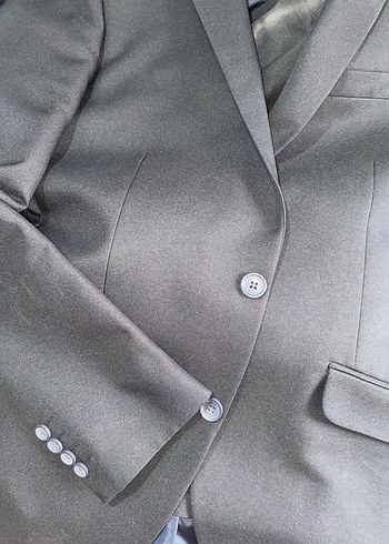 Klasik Kesim Siyah Erkek Takım Elbise - Görsel 3