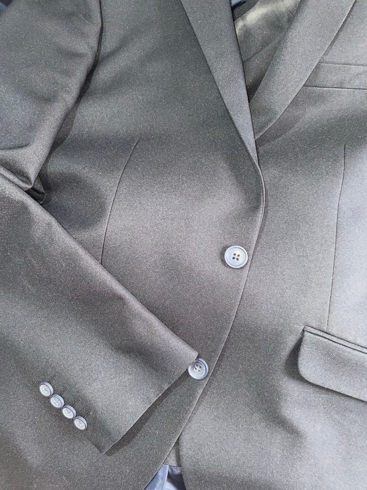 Klasik Kesim Siyah Erkek Takım Elbise - Görsel 3