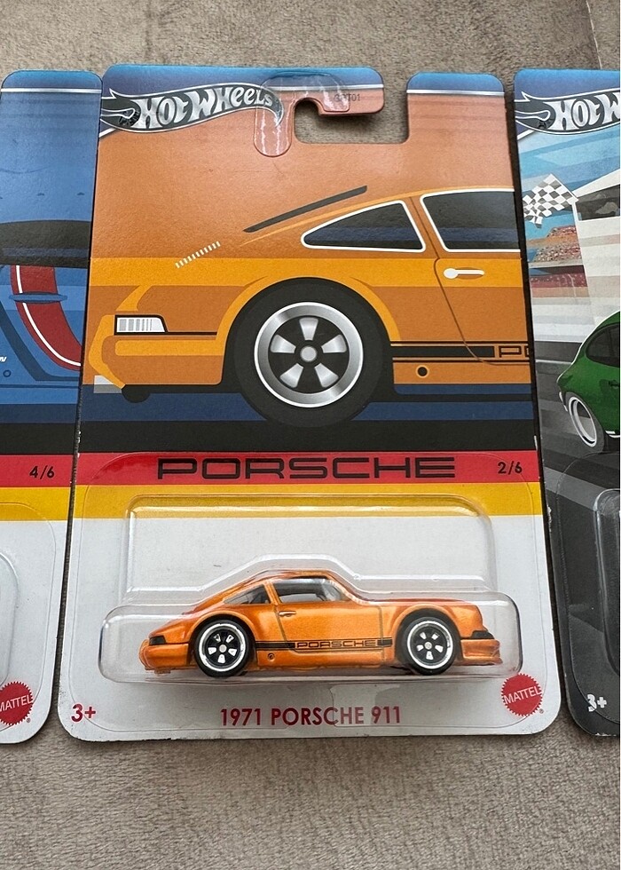 Hotwheels Porsche 3lü lot - Görsel 3