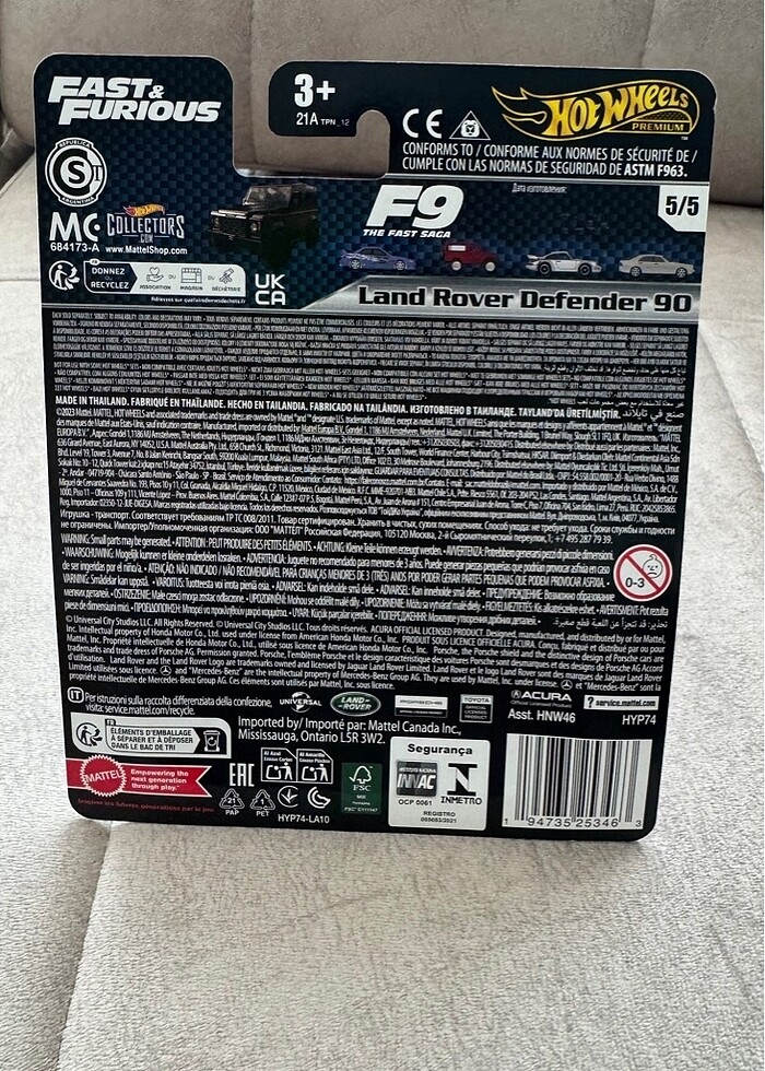 Hotwheels FF Land Rover Defender - Görsel 4