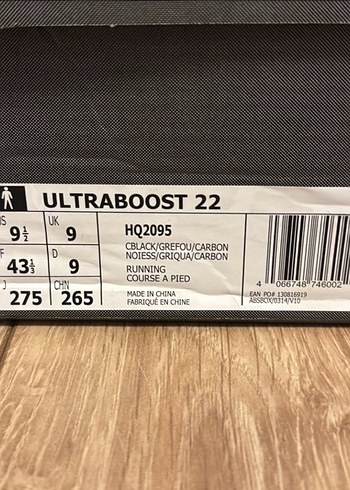 Adidas Erkek Siyah Ultraboost 22 Koşu Ayakkabısı - Görsel 2