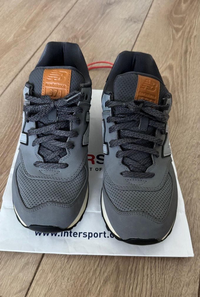 New Balance 574 Gri Street Spor Ayakkabı - Görsel 2