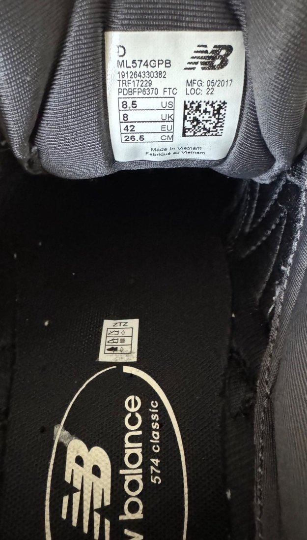 New Balance 574 Gri Street Spor Ayakkabı - Görsel 5