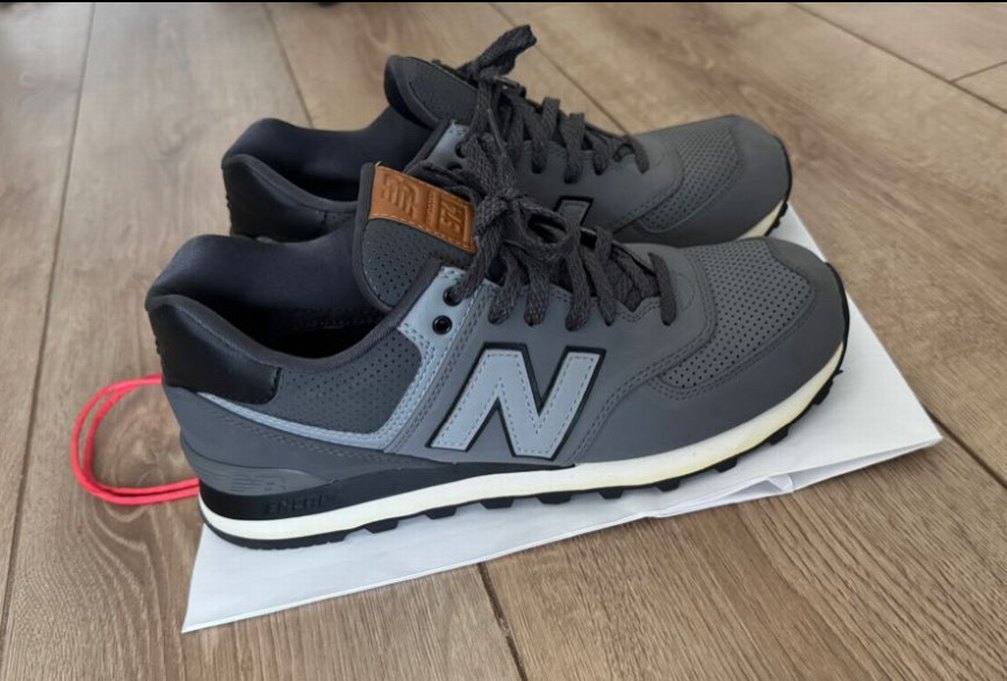 New Balance 574 Gri Street Spor Ayakkabı - Görsel 3