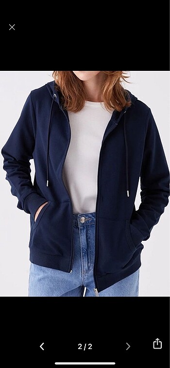 LC Waikiki navy blue lacivert hırka sweatshirt