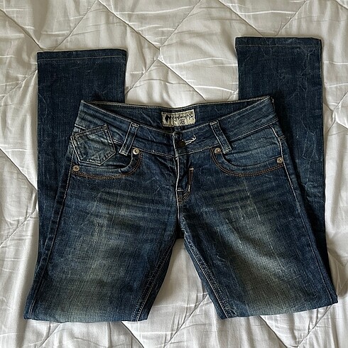 38 Beden megalemans düşük bel jean y2k pantolon