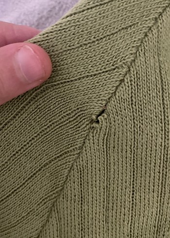 Yeşil Triko Kadın Kazak - Görsel 2