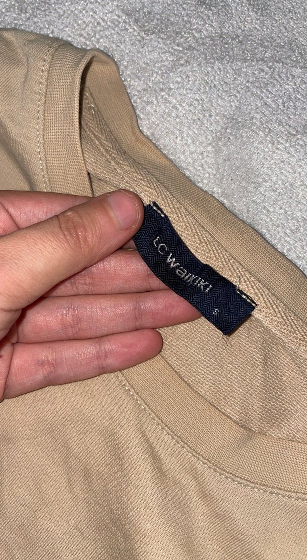 Bej Kadın Uzun Kollu Sweatshirt - Görsel 2