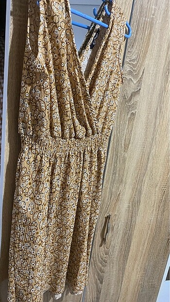 Günlük elbise sarı - Görsel 6