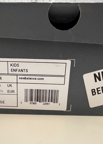 New Balance 530 Kız Çocuk Gri Ayakkabı 33,5 Numara Abzorb - Görsel 5