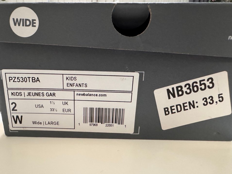 New Balance 530 Kız Çocuk Gri Ayakkabı 33,5 Numara Abzorb - Görsel 5