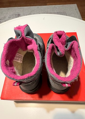 Superfit Kız Çocuk Gri Pembe Su Geçirmez Gore-Tex Bot - Görsel 5