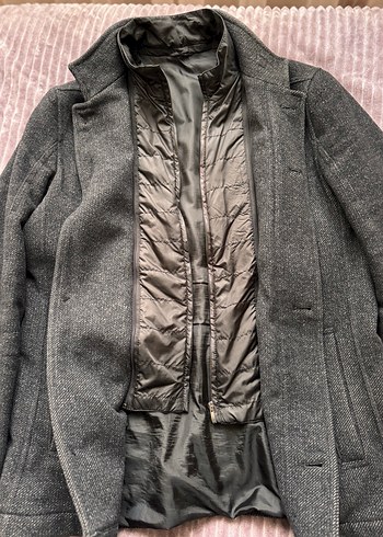 Beymen Antrasit Yün Kaban / Mont - Görsel 2