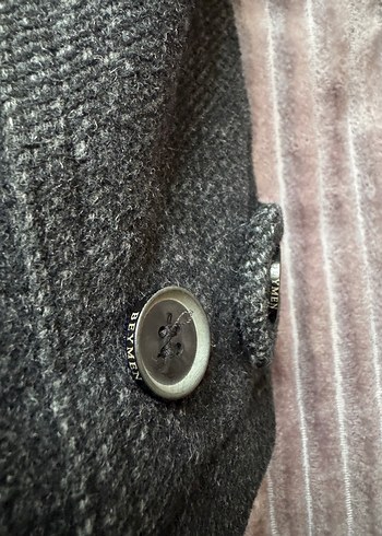 Beymen Antrasit Yün Kaban / Mont - Görsel 4