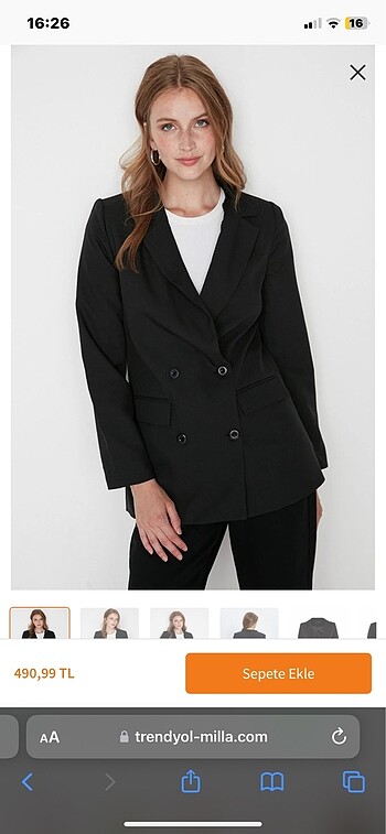 36 Beden Blazer Ceket