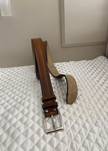 Diğer Klasik Erkek Taba Rengi Deri Kemer