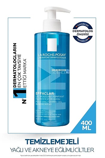 La Roche-Posay Effaclar yüz temizleme